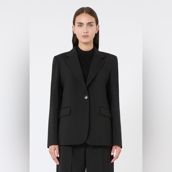 Max Mara Wool One Button Single Breasted Notch Lapel Blazer - Picture 2 of 7